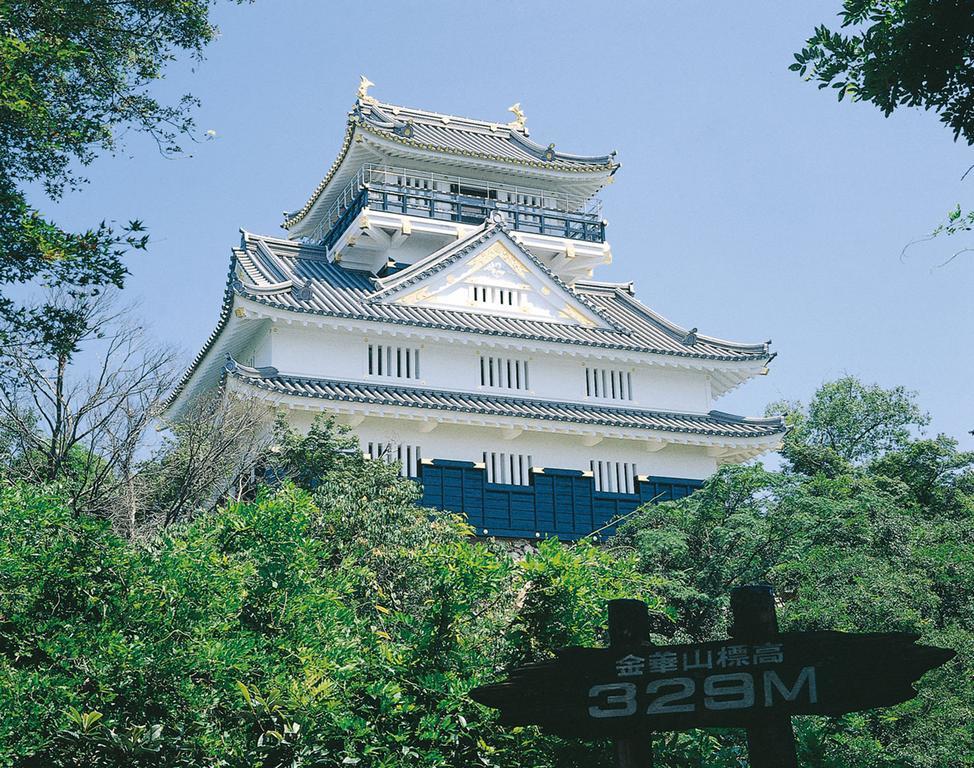 Miyako Hotel Gifu Nagaragawa Buitenkant foto Komine Castle